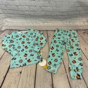 Little Dreamers Design Pirate Pattern Bamboo Pajama Set